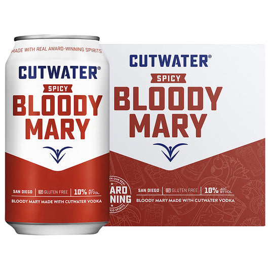 CUTWATER Spicy Bloody Mary 12oz 4 Pack Cans