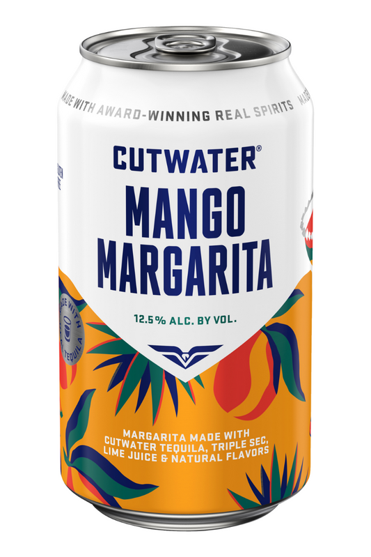 CUTWATER Mango Margarita 12oz 4 Pack Cans