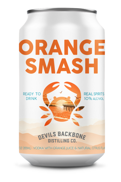 Devils Backbone Orange Smash Vodka Cocktail 12oz 4 Pack Cans
