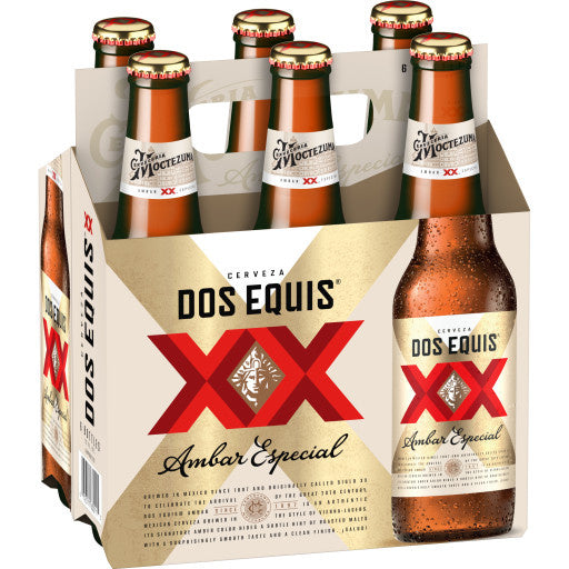 Dos Equis Amber 12oz 6 Pack Bottles