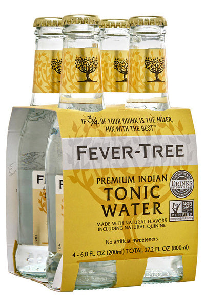 Fever-Tree Premium Tonic Water 6.8oz 4 Pack Bottle