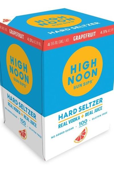 High Noon Hard Seltzer Grapefruit 12oz 4 Pack Cans