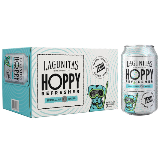 Lagunitas Hop Refresher Sparkling Water 12oz 6 Pack Cans