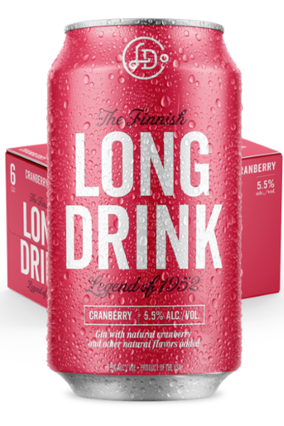 Long Drink Cranberry 12oz 6 Pack Cans