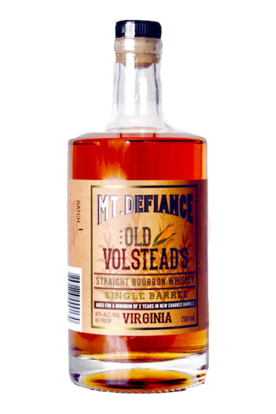 Mt. Defiance Old Volstead's Straight Bourbon Whiskey