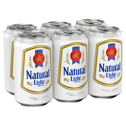 Natural Light 12oz 6 Pack Cans