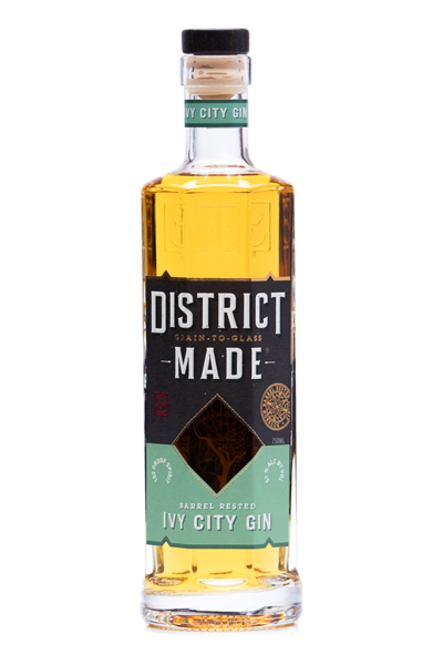 District Made Barrel Rested Ivy City Gin by One Eight Distilling