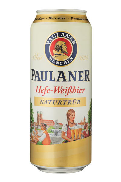 Paulaner Hefe-Weizen 16.9oz 4 Pack Cans