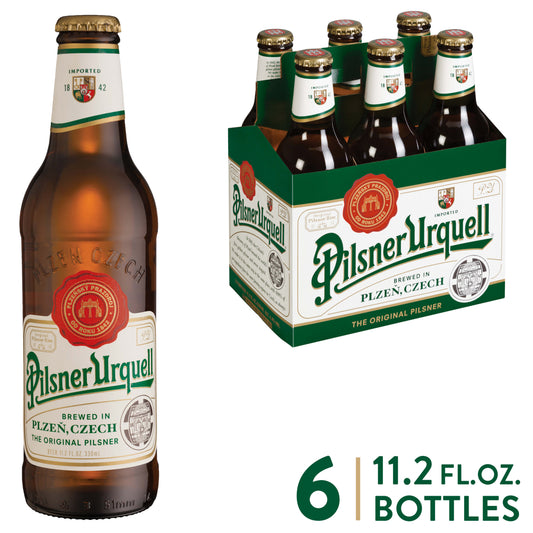 Pilsner Urquell Beer 12oz Pack Bottles