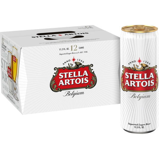 Stella Artois 11.2o 12 Pack Cans
