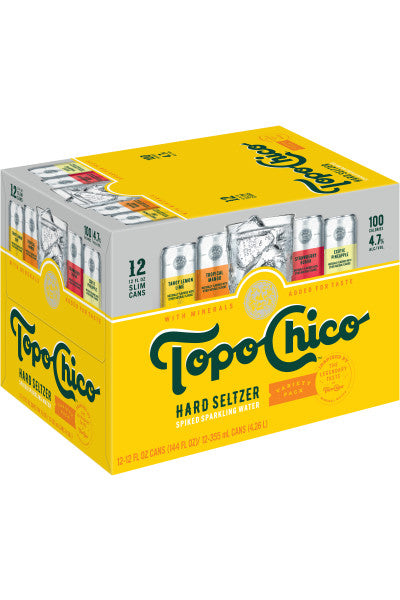 Topo Chico Hard Seltzer Variety Pack 12oz 12 Pack Cans