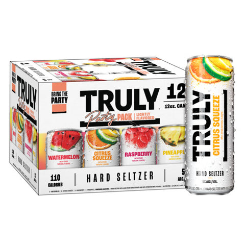 TRULY Hard Seltzer Party Pack Variety 12oz 12 Pack Cans