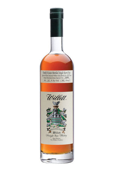 Willett Family Estate Bottled Rye 4 Year