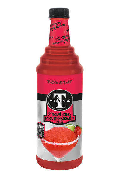 Mr & Mrs T Strawberry Daiquiri Margarita Mix 1L
