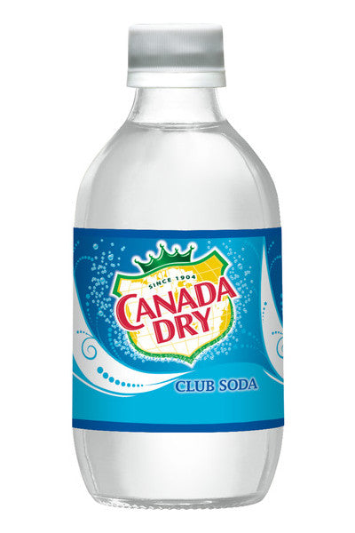 Canada Dry Club Soda 10oz 6 Pack Bottles