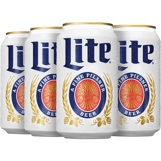 Miller Lite Lager Beer 12oz 6 Pack Cans