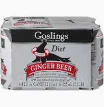 Gosling's Stormy Ginger Beer Diet - 6 pk