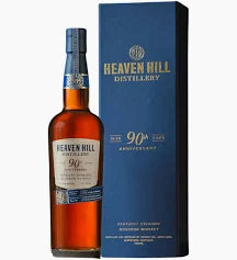 Heaven Hill 90th Anniversary Historic Tribute 9 Year Bourbon Old Kentucky Straight Bourbon Whiskey