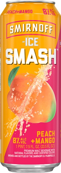 Smirnoff Ice Smash Peach+Mango 24oz Can
