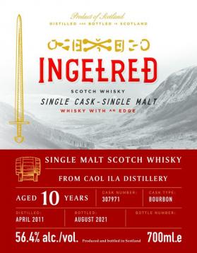 Ingelred - Single Malt Scotch Caol Ila 10 Year Old (700ml)